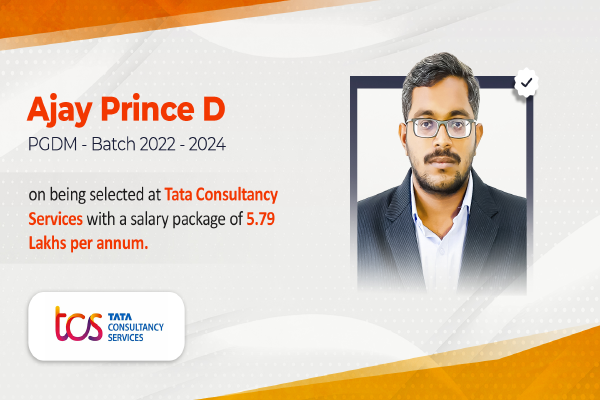 Ajay Prince D Tata Consultancy Services  Placement
