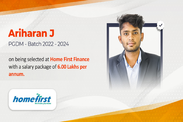 Ariharan J Homefirst Finance   placement