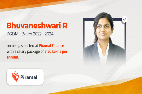 Bhuvaneshwari R Piramal Finance placement